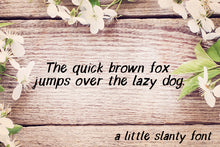 Load image into Gallery viewer, CG A Little Slanty Font - Digital Download