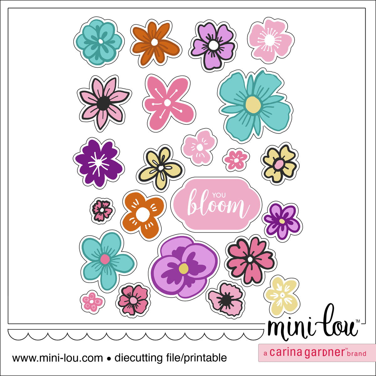 Sticker-lishious Mini Cards – Lizzie Bee's Flower Shoppe