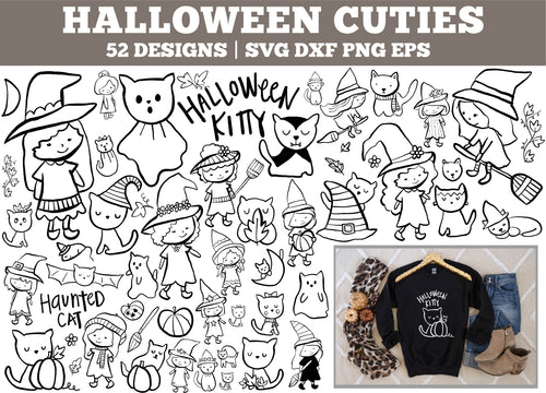 Halloween Cuties SVG Bundle - Digital Download