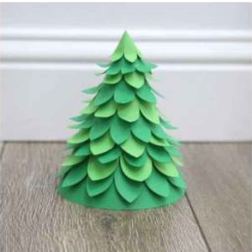 Feathered Christmas Tree - Digital Download