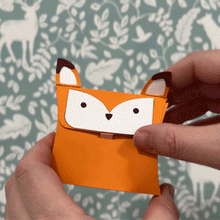 Load image into Gallery viewer, Fox Animal Gift Pillow 3D Box - Digital Download