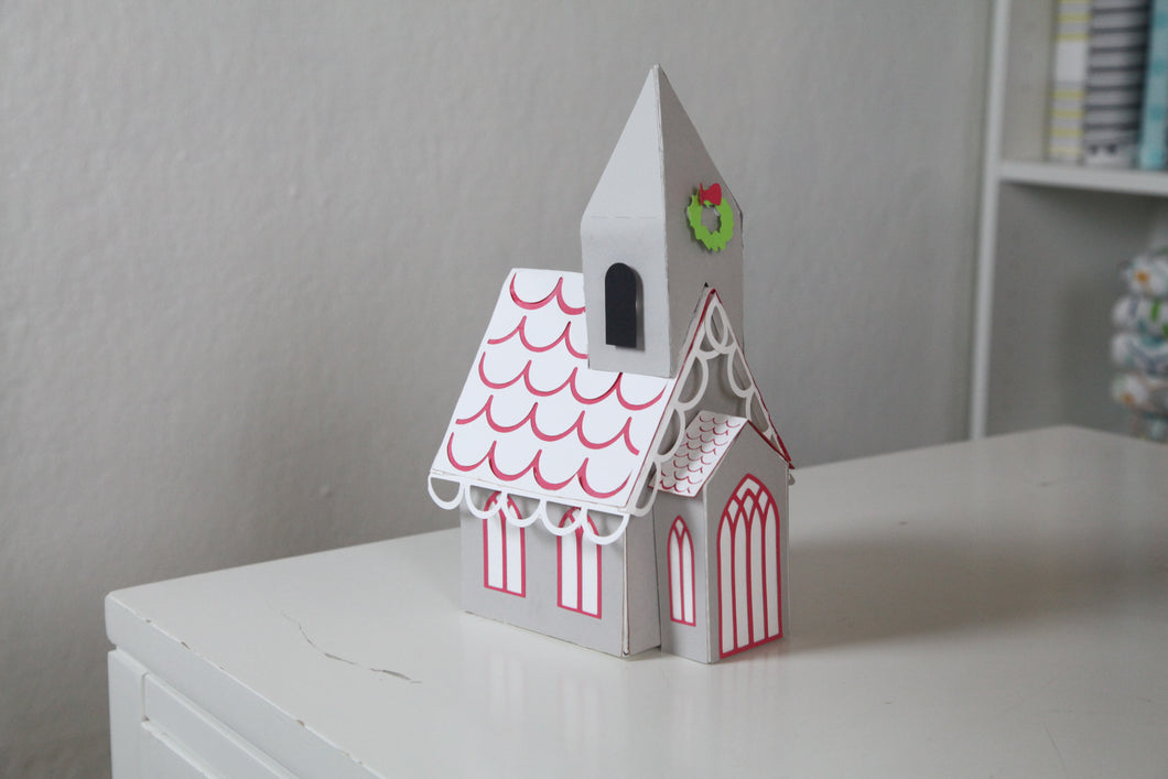 Christmas Village - Chapel - Digital Download