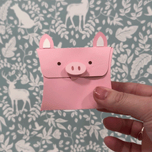 Load image into Gallery viewer, Pig Animal Gift Pillow 3D Box - Digital Download