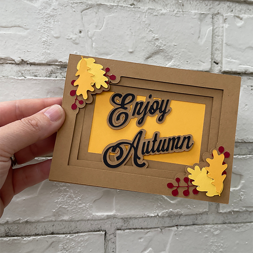 Enjoy Autumn Card - Digital Download