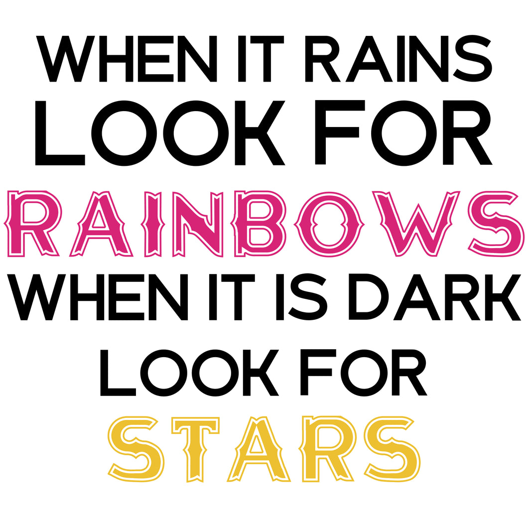 When It Rains Look For Rainbows - Digital Download