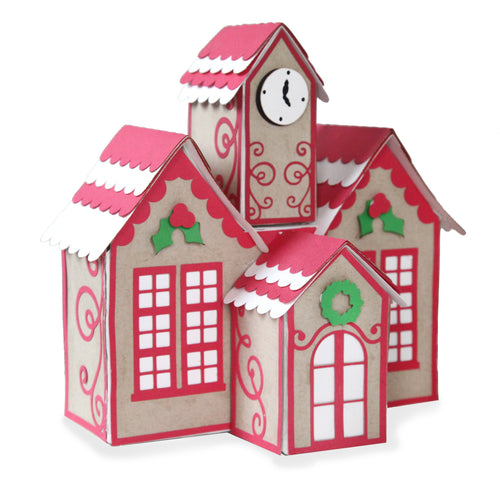 Christmas Village - Clock Tower - Digital Download