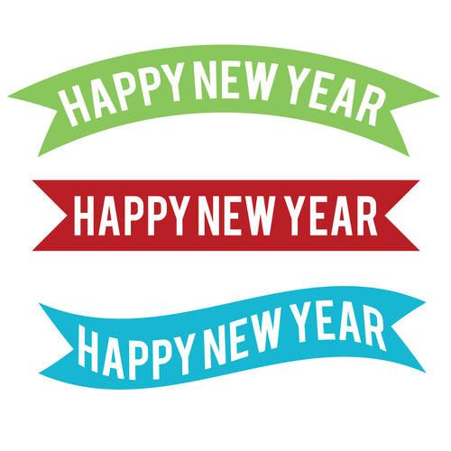 Happy New Year Banner - Digital Download