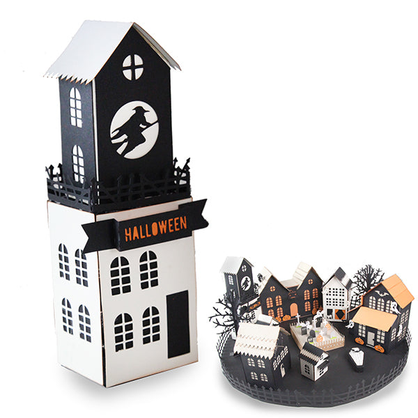 Witch Tower - Haunted Halloween Village - Digital download