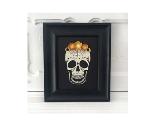 Skull Vinyl Poster Art - Digital Download
