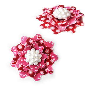 Lacy fabric flower - Digital Download