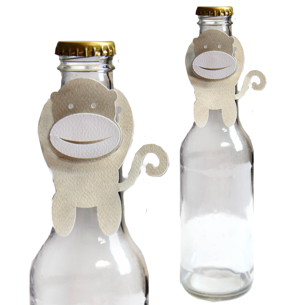 Monkey Party Bottle Topper - Digital Download