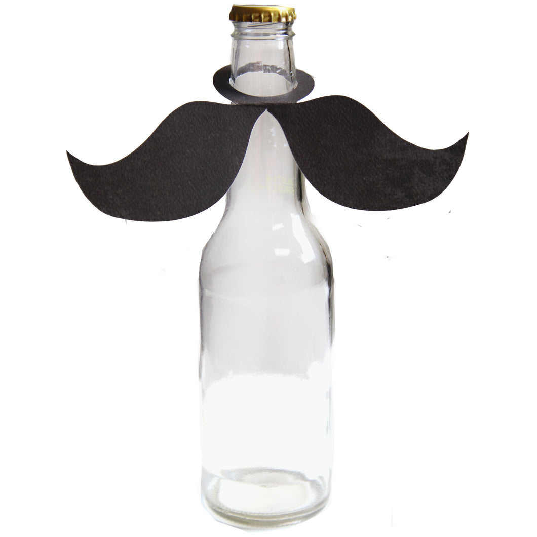 Mustache Party Bottle Topper - Digital Download