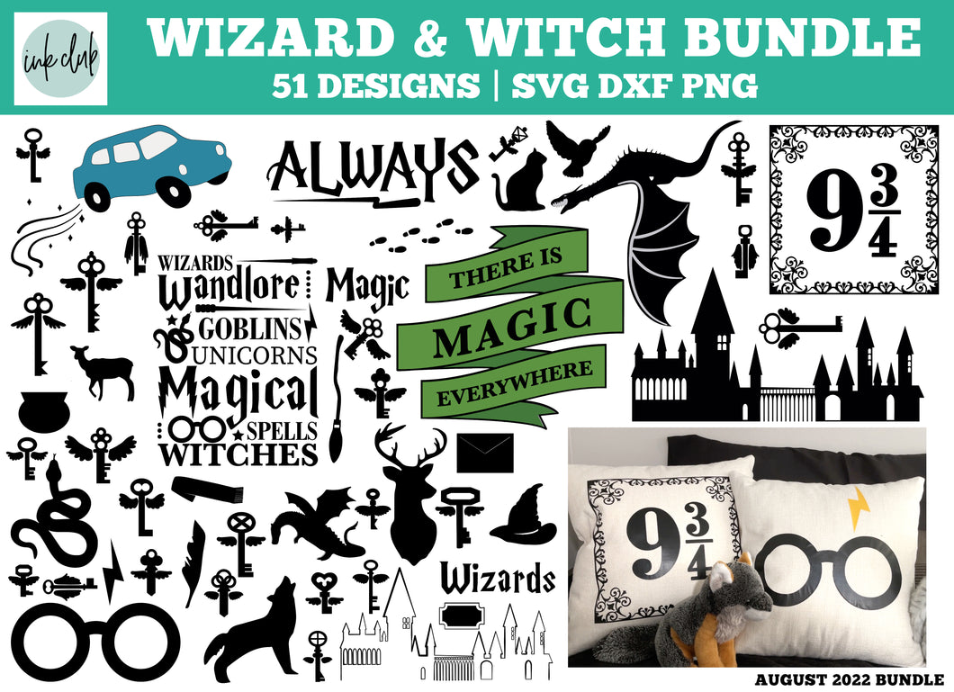 Wizard and Witch Bundle - Ink Club August 2022