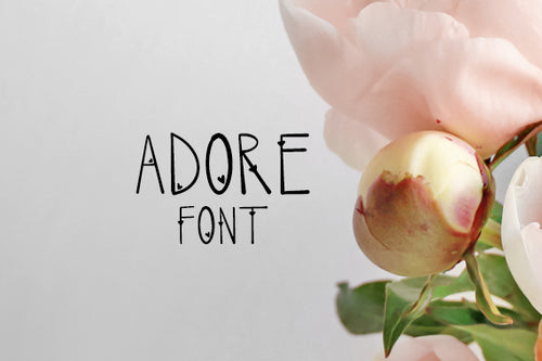 CG Adore Font - Digital Download