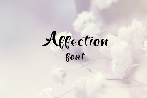 CG Affection Font - Digital Download