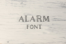 Load image into Gallery viewer, CG Alarm Font - Digital Download