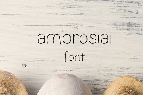 CG Ambrosial Font - Digital Download