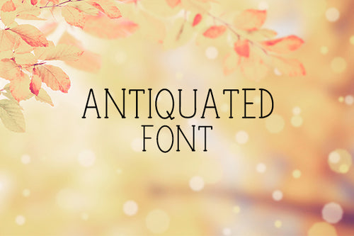 CG Antiquated Font - Digital Download