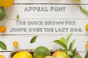 CG Appeal Font - Digital Download