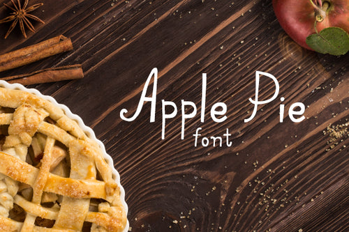 CG Apple Pie Font - Digital Download