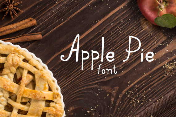 CG Apple Pie Font - Digital Download