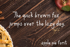CG Apple Pie Font - Digital Download