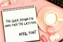 Load image into Gallery viewer, CG April Font - Digital Download