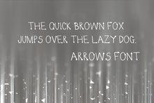 Load image into Gallery viewer, CG Arrows Font - Digital Download