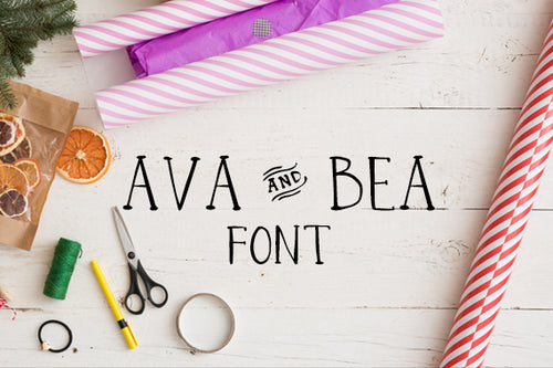 CG Ava and Bea Font - Digital Download
