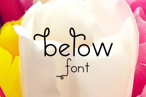 CG Below Font - Digital Download