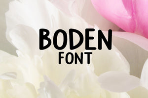 CG Boden Alpha Font - Digital Download