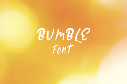 CG Bumble Font - Digital Download
