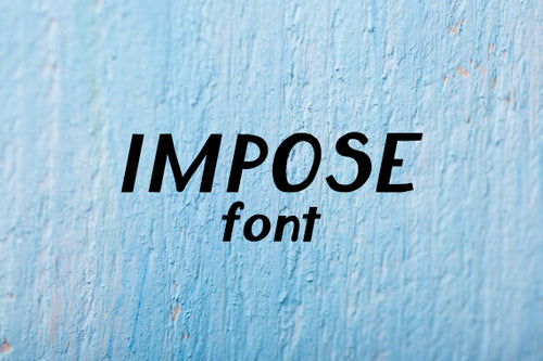 CG Impose Font - Digital Download