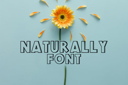 CG Naturally Font - Digital Download
