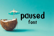 Load image into Gallery viewer, CG Pause Font - Digital Download