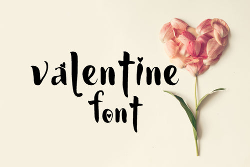 CG Valentine Font - Digital Download