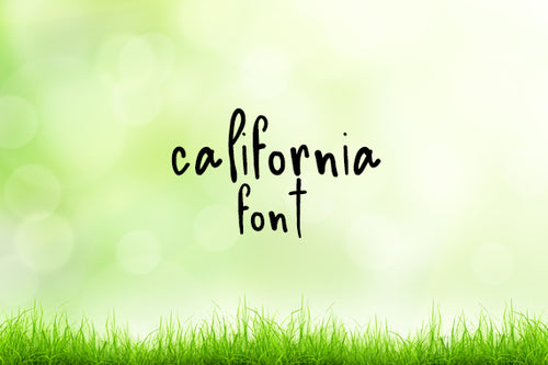 Cg California Font - Digital Download
