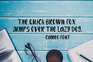 CG Cameo Font - Digital Download