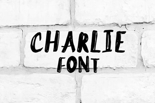 CG Charlie Font - Digital Download
