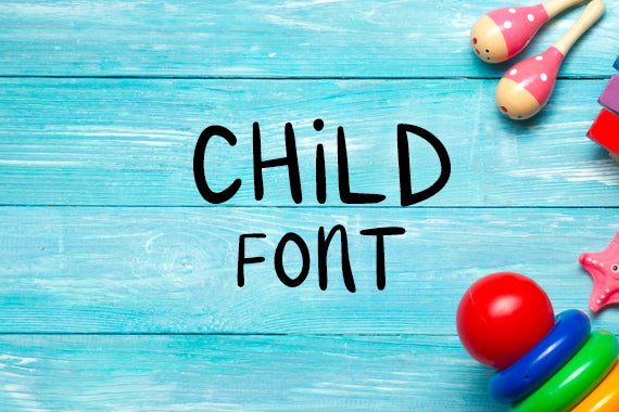 CG Child Font - Digital Download