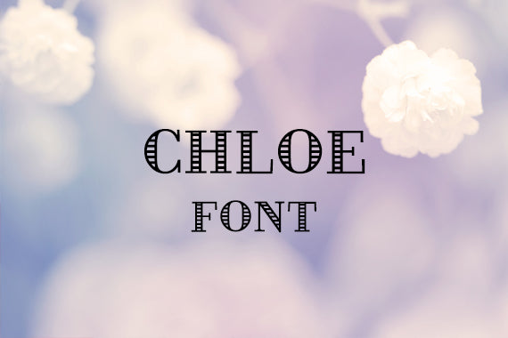 Chloé typeface discount free download