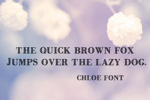 CG Chloe Font - Digital Download