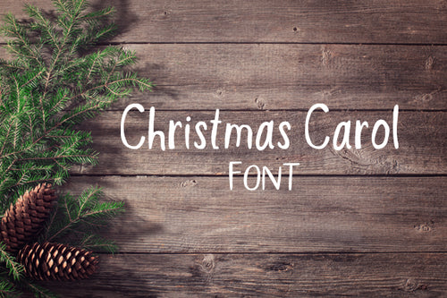 CG Christmas Carol Font - Digital Download