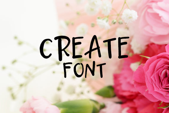 CG Create Font - Digital Download