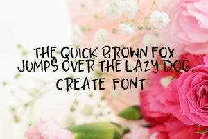 CG Create Font - Digital Download