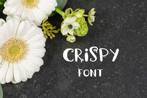 CG Crispy Font - Digital Download