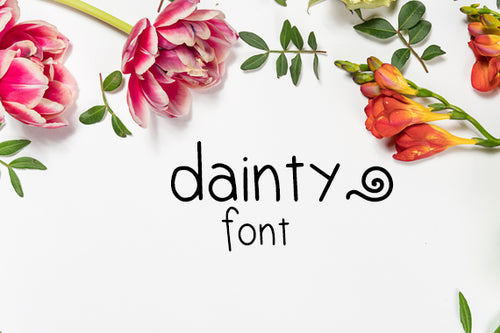 CG Dainty Font - Digital Download