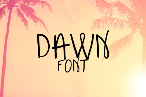 CG Dawn Font - Digital Download