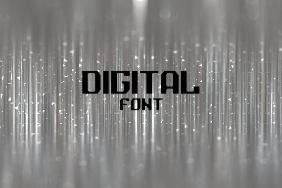 CG Digital Font - Digital Download