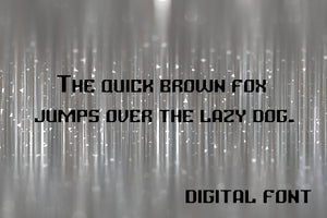 CG Digital Font - Digital Download